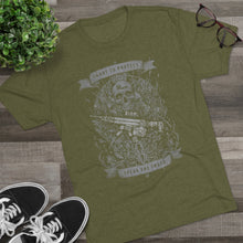 Load image into Gallery viewer, SP MEDIA x SPEAR TALK Shoot to Protect Unisex Tri-Blend Crew Tee