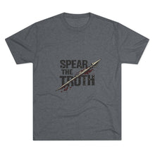 Load image into Gallery viewer, Spear The Truth Unisex Tri-Blend Crew Tee