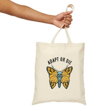 Load image into Gallery viewer, Adapt Or Die Cotton Canvas Tote Bag