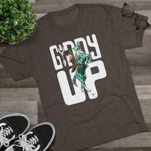 Load image into Gallery viewer, Giddy Up! Unisex Tri-Blend Crew Tee