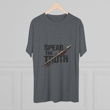 Load image into Gallery viewer, Spear The Truth Unisex Tri-Blend Crew Tee