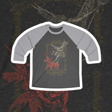 Load image into Gallery viewer, Warriors Shall Rise Unisex Tri-Blend 3\4 Raglan Tee