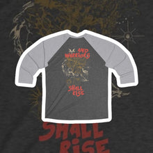 Load image into Gallery viewer, Warriors Shall Rise Unisex Tri-Blend 3\4 Raglan Tee
