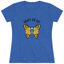 Load image into Gallery viewer, Adapt Or Die Women's Triblend Tee