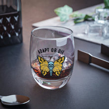 Load image into Gallery viewer, Adapt Or Die Whiskey Glass