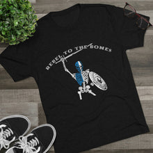 Load image into Gallery viewer, Rebel to the Bones Tri-Blend Crew Tee