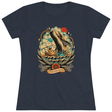 Load image into Gallery viewer, Spear The Truth (Whale) Women's Triblend Tee