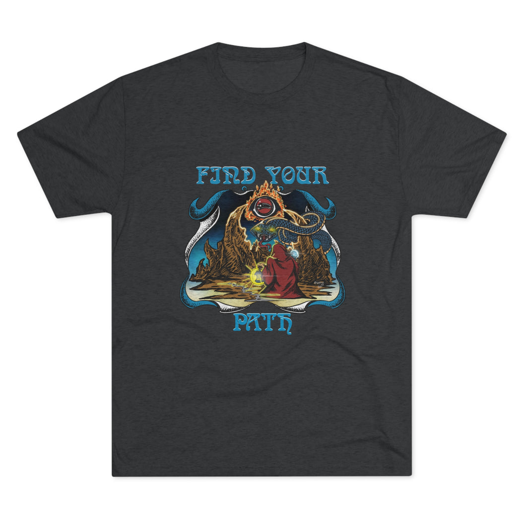 Find Your Path Unisex Tri-Blend Crew Tee