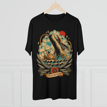 Load image into Gallery viewer, Spear The Truth (Whale) Unisex Tri-Blend Crew Tee
