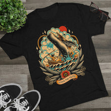 Load image into Gallery viewer, Spear The Truth (Whale) Unisex Tri-Blend Crew Tee
