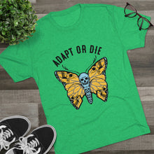 Load image into Gallery viewer, Adapt Or Die Tri-Blend Crew Tee
