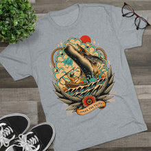 Load image into Gallery viewer, Spear The Truth (Whale) Unisex Tri-Blend Crew Tee
