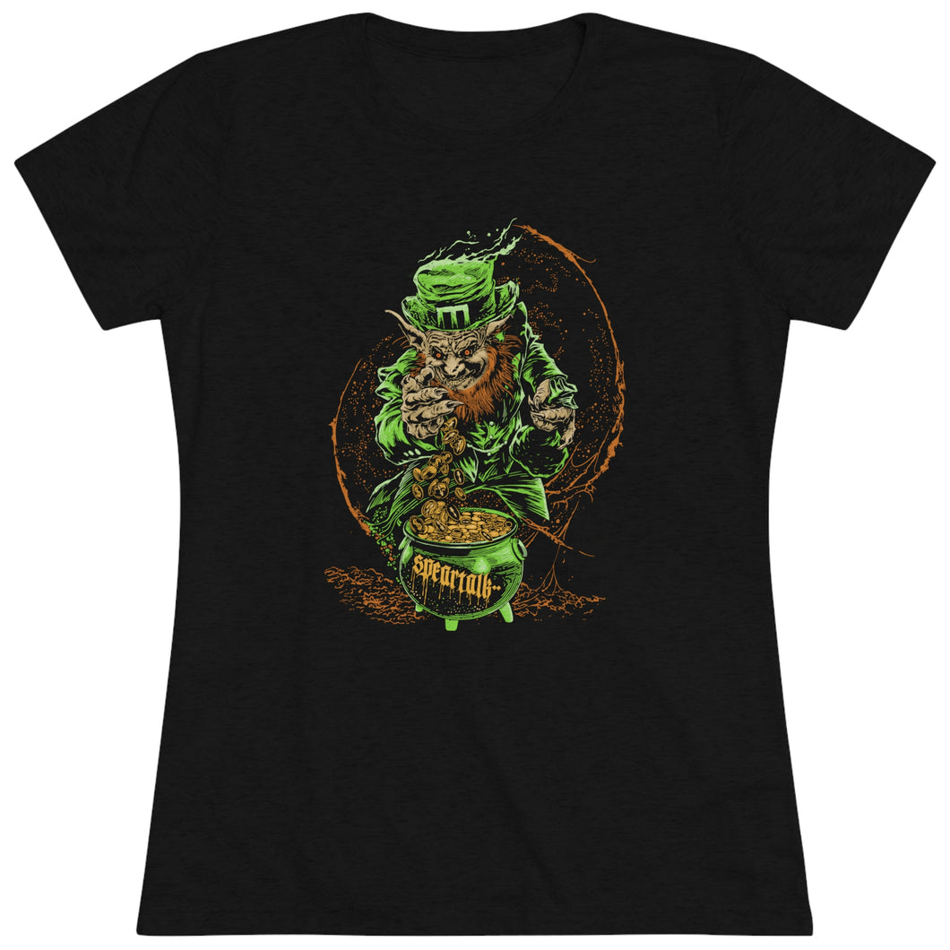 Leprechaun Women's Triblend Tee